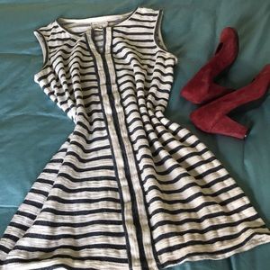Max Studio Weekend Blue/White stripped dress L